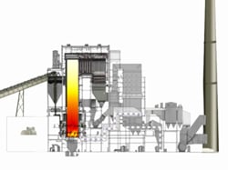 Court Graphics Power Plant Litigation Animation