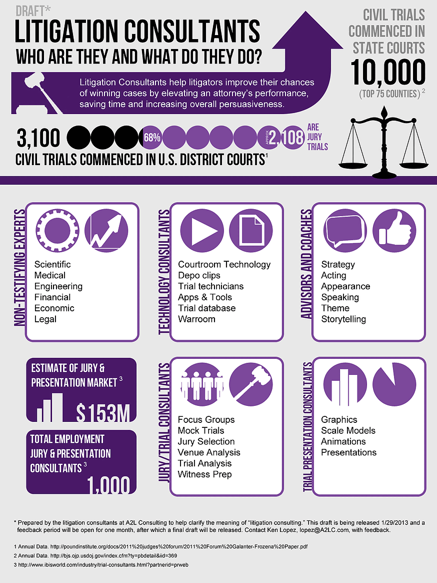 what is a litigation consultant what is litigation consulting infographic