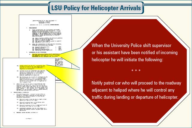 stop sign document callout legal graphic