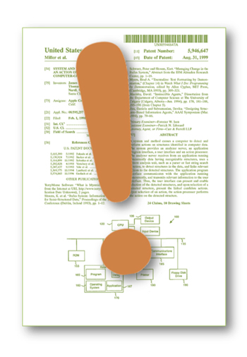 quick links patent apple samsung